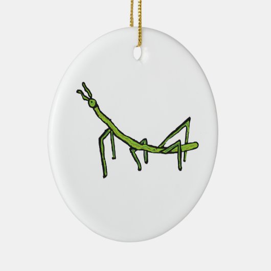 Stick Bug Insect Keramisch Ornament (Rechts)