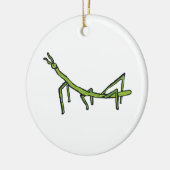Stick Bug Insect Keramisch Ornament (Links)
