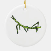 Stick Bug Insect Keramisch Ornament (Achterkant)