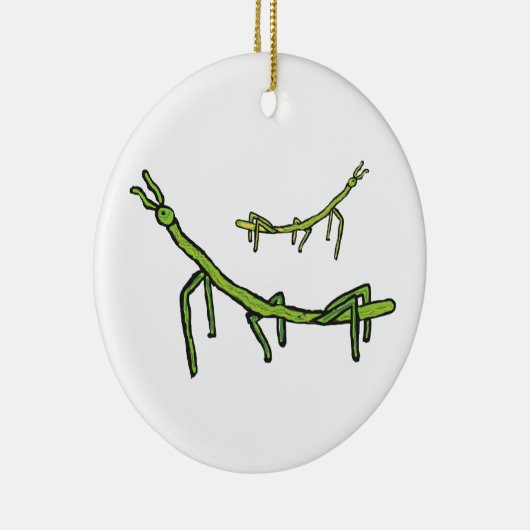 Stick Bug Insect Keramisch Ornament (Rechts)