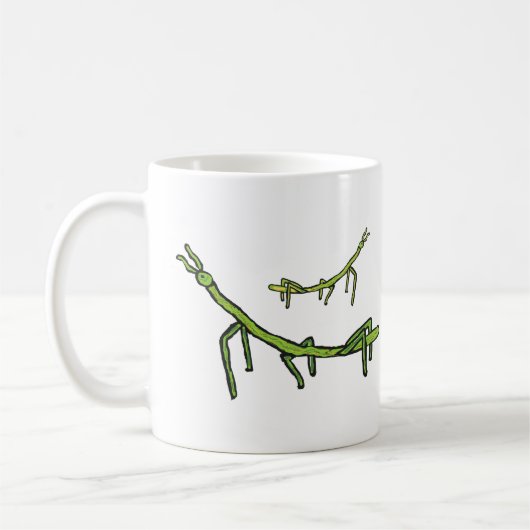 Stick Bug Insect Koffiemok (Links)
