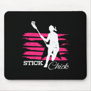 Stick Chick Vrouwen Lacrosse Shirt voor Meisjes La Muismat