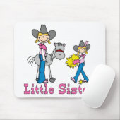 Stick Cowgirl Little Sister Muismat (Met muis)