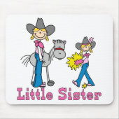 Stick Cowgirl Little Sister Muismat (Voorkant)