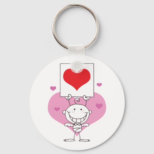 Stick Cupid Sleutelhanger (Achterkant)