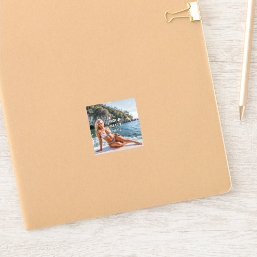 STICK! ✨ Custom Vinyl Sticker Gloss (Notitieboek)