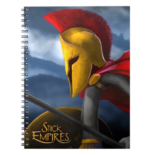 Stick Empires - Speartan Notitieboek (Voorkant)