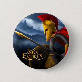 Stick Empires - Speartan Ronde Button 5,7 Cm