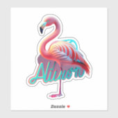 Stick en Opvallen Flamingo Stickers voor Decor (Vel)