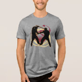 stick fighting Tri-Blend shirt (Voorkant)