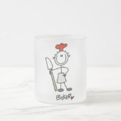 Stick Figure Baker Matglas Koffiemok (Center)