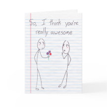 Stick Figure Boy naar Boy Valentijn