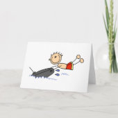 Stick Figure Buizen Kaarten (Voorkant)