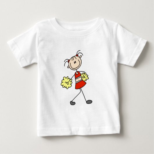 Stick Figure Cheerleading T-shirts en cadeaus (Voorkant)