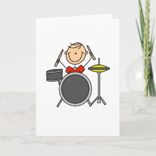 Stick Figure Drummer Kaart