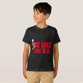 Stick Figure Fck Me Like The Va Funny Veteran Dark T-shirt (Voorkant volledig)