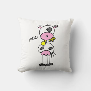 Stick Figure Koe T-shirts en Cadeaus Kussen