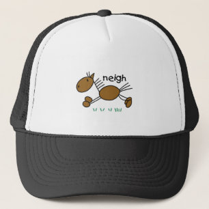 Stick Figure Paard T-shirts en Cadeaus Trucker Pet