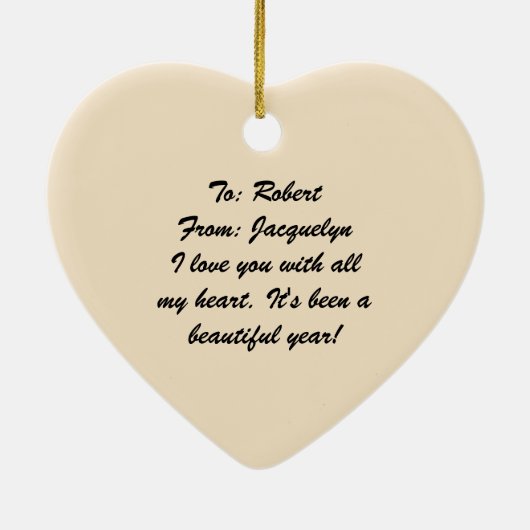 Stick Figures Eerste Kerstmis Samen Ornament (Achterkant)