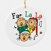 Stick Figures Holiday Ornament (Achterkant)