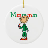 Stick Figures Mmm Candy Canes Ornament (Achterkant)
