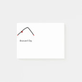 Stick figures of downward dog yoga pose Sanskrit Post-it® Notes (Voorkant)