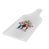 Stick Figures Protant Parents Girl Snijplank (Hoek)