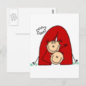 Stick Figures Tenting Tshirts and Gifts Briefkaart (Voorkant / Achterkant)