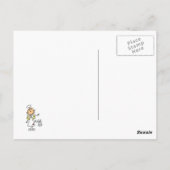 Stick Figuur Angel T-shirts en cadeautjes Briefkaart (Achterkant)