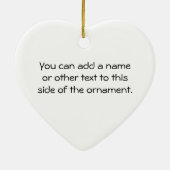 Stick Figuur Angel T-shirts en cadeautjes Keramisch Ornament (Achterkant)