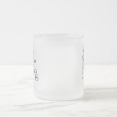 Stick Figuur Angel T-shirts en cadeautjes Matglas Koffiemok (Center)