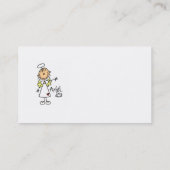 Stick Figuur Angel T-shirts en cadeautjes Visitekaartje (Achterkant)