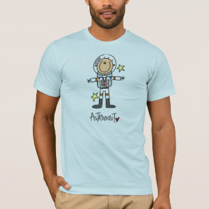 Stick Figuur Astronaut T-shirt