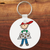 Stick Figuur Baking Cookies T-shirts en cadeaus Sleutelhanger (Voorkant)