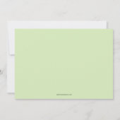 Stick figuur Boy 1st Birthday Uitnodiging (Achterkant)