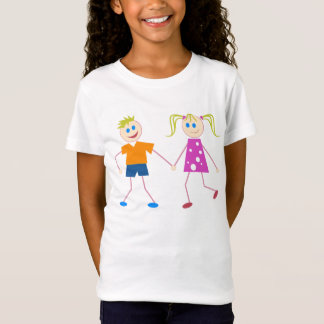 Stick Figuur Boy & Girl T-shirt