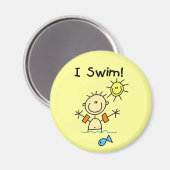 Stick Figuur Boy I Magneet (Voorkant / Achterkant)