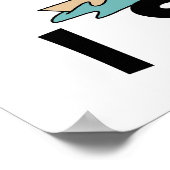 Stick Figuur Boy I Sail Poster (Hoek)