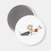 Stick figuur buismagneten magneet (Voorkant / Achterkant)