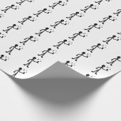 Stick-figuur Cadeaupapier (Hoek)