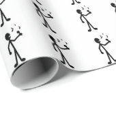 Stick-figuur Cadeaupapier (Rol Hoek)