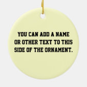 Stick Figuur Cheering Rocks T-shirts en cadeautjes Keramisch Ornament (Achterkant)