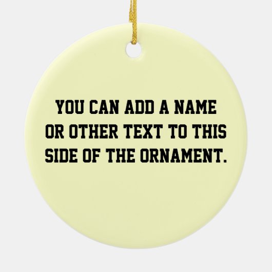 Stick Figuur Cheering Rocks T-shirts en cadeautjes Keramisch Ornament (Achterkant)