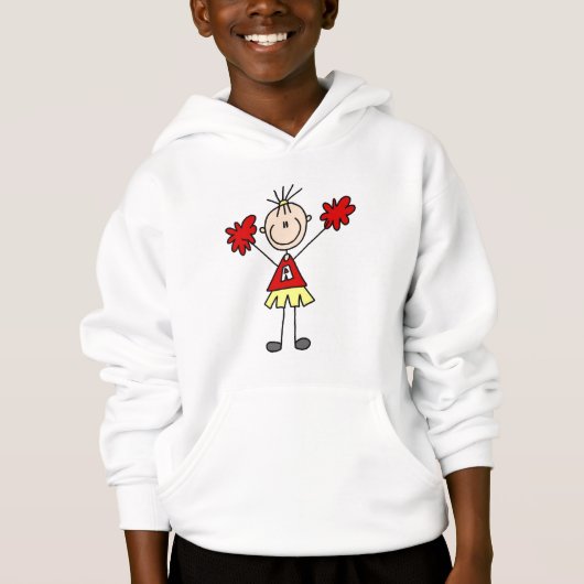 Stick Figuur Cheerleader Tshirts en Gifts (Voorkant)