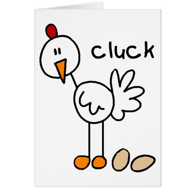 Stick Figuur Chicken (Voorkant)