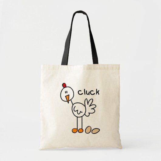 Stick Figuur Chicken Tshirts and Gifts Tote Bag (Voorkant)