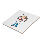 Stick Figuur Cook Tegeltje (Zijkant)