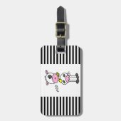 Stick Figuur Cool T-shirts en GIfts Bagagelabel (Voorkant verticaal)