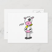 Stick Figuur Cool T-shirts en GIfts Briefkaart (Voorkant / Achterkant)