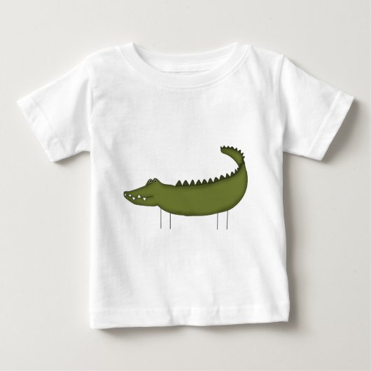 Stick Figuur Crocodile tshirts en Gifts (Voorkant)